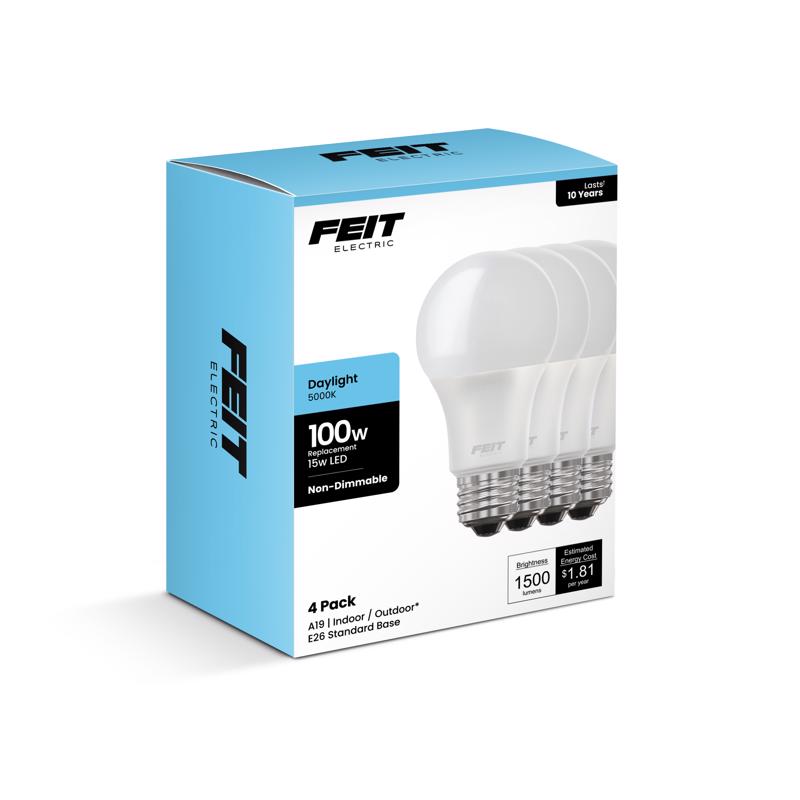 FT LED A19 DL 100W 4PK