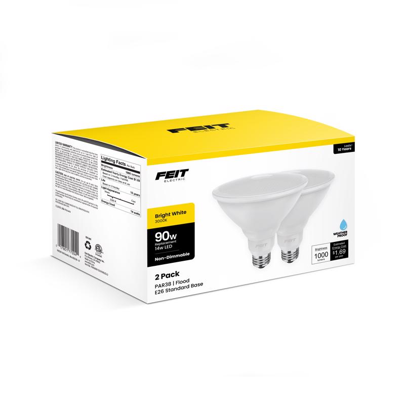 FT LED PAR38 BW 90W 2PK