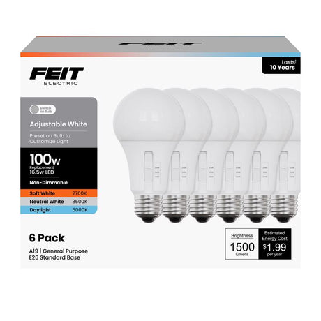 FT LED A19 AW 100W 6PK