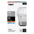 FT LED A19 3CCT 60W 4PK