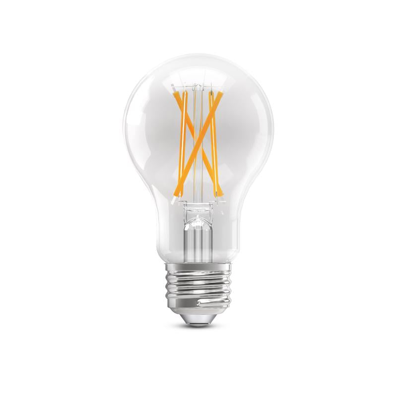 Feit A19 E26 (Medium) Filament LED Bulb Daylight 75 Watt Equivalence 4 pk
