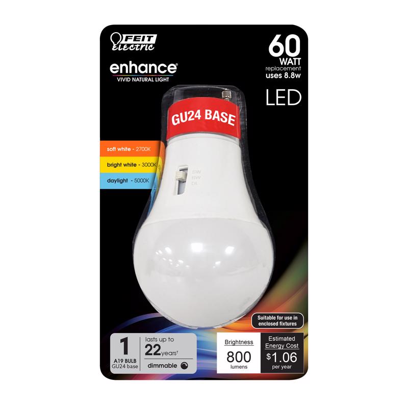 FT LED A19 GU24 60W CC