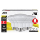 Feit BR30 E26 (Medium) LED Bulb Soft White 100 Watt Equivalence 6 pk
