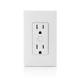 Leviton Decora Smart 15 amps 120 V Duplex White Tamper Resistant Outlet 5-15 R 1 pk