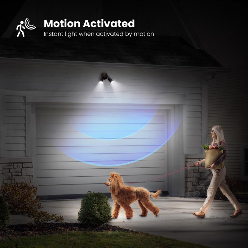Feit PAR38 E26 (Medium) LED Motion Activated Bulb Color Changing 100 Watt Equivalence 1 pk
