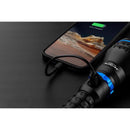 NEBO Luxtreme 1000 lm Black/Blue LED Rechargeable Flashlight