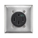 Leviton 50 amps 250 V Single Black Outlet 14-50R 1 pk
