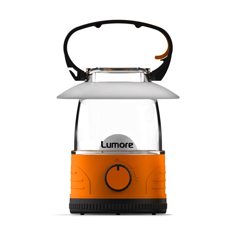 LANTRN LED PLSTC BLK/ORG