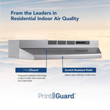 Broan 36 in. W Silver Convertible Range Hood