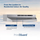 Broan 36 in. W Silver Convertible Range Hood