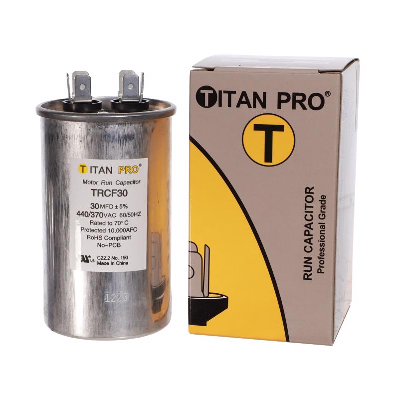 Titan Pro 30 MFD 440 V Round Run Capacitor