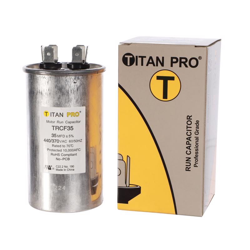 Titan Pro 35 MFD 440 V Round Run Capacitor