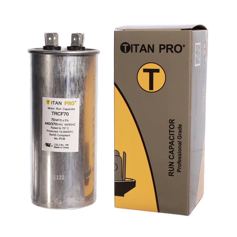 Titan Pro 70 MFD 440 V Round Run Capacitor