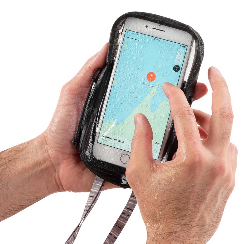 Nite Ize RunOff Black Clear Waterproof Cell Phone Case For All Smartphones