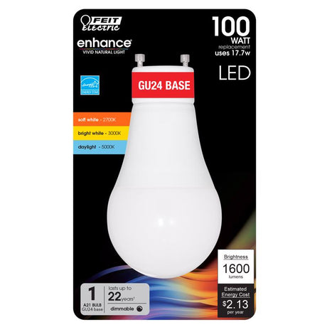 LED DIM GU24 A21 27K/3K/