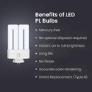 Feit Tube GX24Q-1 4 Pin LED Bulb Daylight 28 Watt Equivalence 1 pk