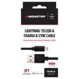CRG/SYN CB LTNG/USB A 3'