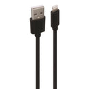 Monster Just Hook It Up Lightning to USB-A Charge and Sync Cable 3 ft. Black