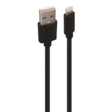 Monster Just Hook It Up Lightning to USB-A Charge and Sync Cable 6 ft. Black