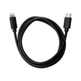 Monster Just Hook It Up Lightning to USB-C Charge and Sync Cable 10 ft. Black