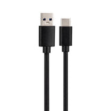 Monster Just Hook It Up USB-C to USB-A Charge and Sync Cable 3 ft. Black
