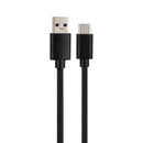Monster Just Hook It Up USB-C to USB-A Charge and Sync Cable 6 ft. Black
