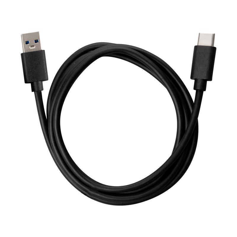 Monster Just Hook It Up USB-C to USB-A Charge and Sync Cable 6 ft. Black