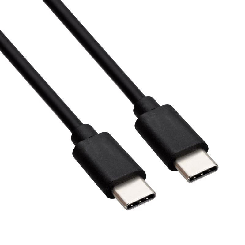 Monster Just Hook It Up Type C to Type C Charge and Sync Cable 6 ft. Black