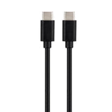 Monster Just Hook It Up Type C to Type C Charge and Sync Cable 6 ft. Black