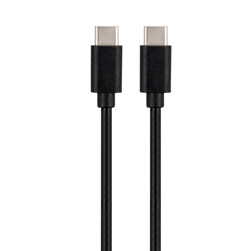 Monster Just Hook It Up Type C to Type C Charge and Sync Cable 6 ft. Black
