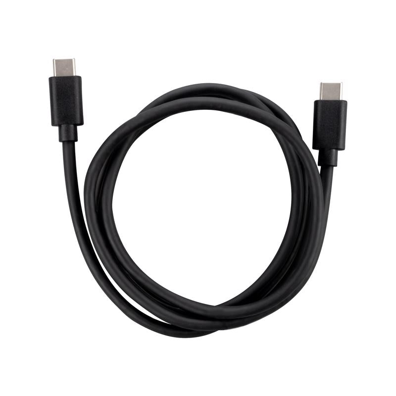 Monster Just Hook It Up Type C to Type C Charge and Sync Cable 3 ft. Black