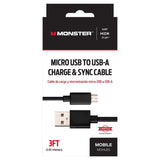 CRG/SYN CBL A/MCR USB 3'