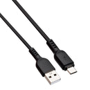 Monster Just Hook It Up USB A to Micro USB Charge and Sync Cable 6 ft. Black
