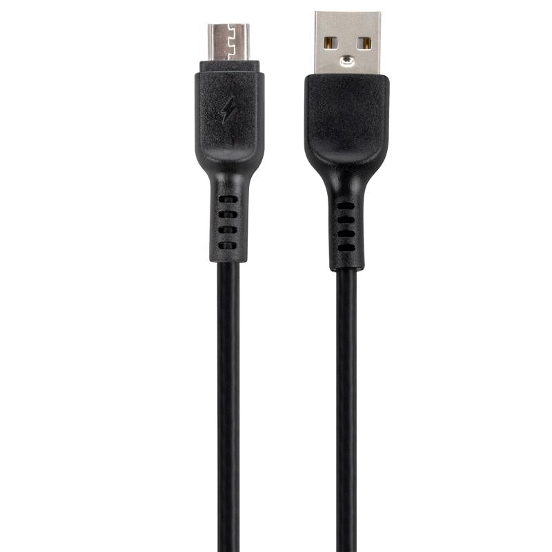 Monster Just Hook It Up USB A to Micro USB Charge and Sync Cable 6 ft. Black