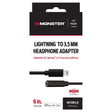 ADPTR LGTNG/3.5MM JCK 6'
