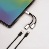 Monster Just Hook It Up USB-C Adapter 6 in. Black