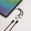 Monster Just Hook It Up USB-C Adapter 6 in. Black