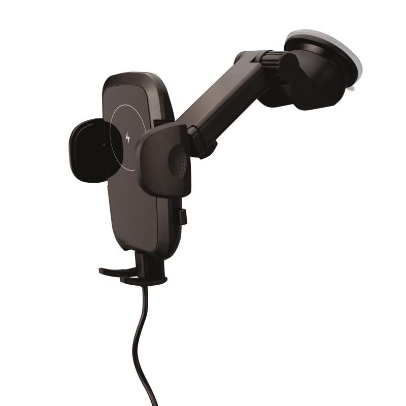Monster Just Hook It Up Black Wireless Cell Phone Car Mount For Universal
