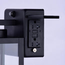 Dualux Textured Black Black Dusk to Dawn LED Porch Light