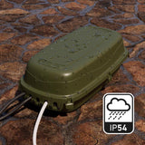 D-Line New and Old Work Rectangle Plastic Weatherproof Box Green