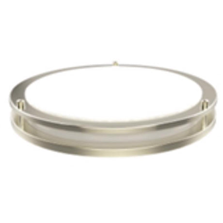 Feit 6.3 in. H X 14 in. W X 14 in. L Brushed Nickel Silver Ceiling Fixture