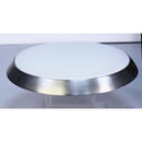 Feit 3 in. H X 11 in. W X 11 in. L Brushed Nickel White Ceiling Fixture