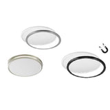 Feit 3 in. H X 11 in. W X 11 in. L Matte Black Black Ceiling Fixture