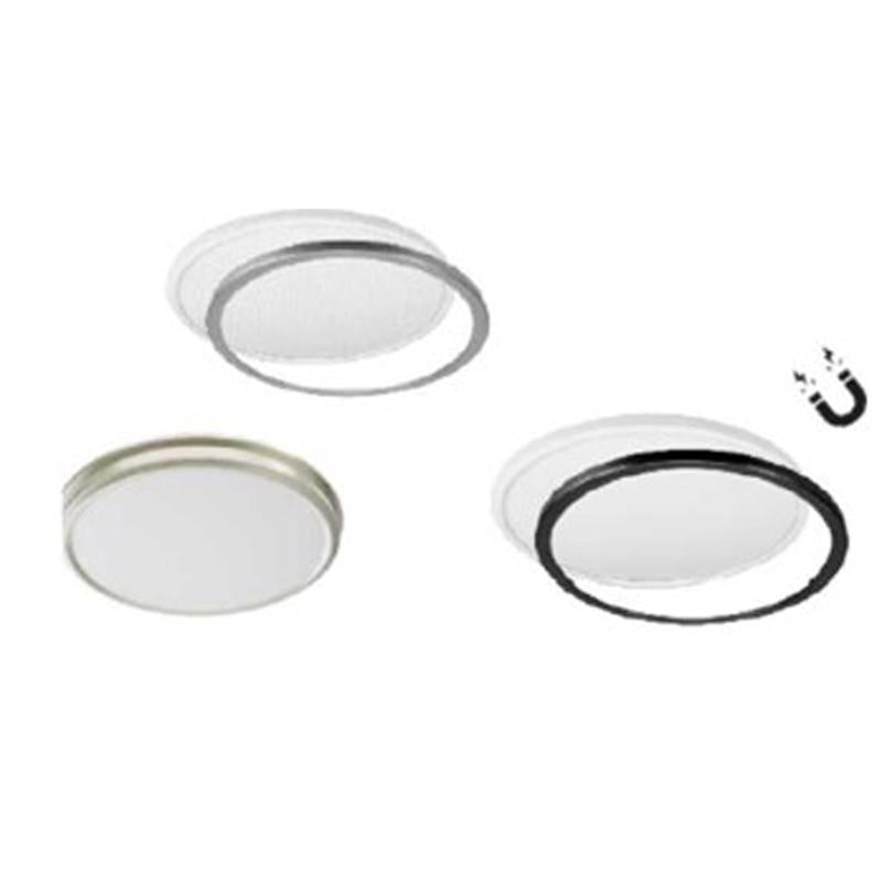 Feit 3 in. H X 11 in. W X 11 in. L Matte Black Black Ceiling Fixture