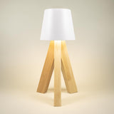 Bailey 10.6 in. Matte White Table Lamp
