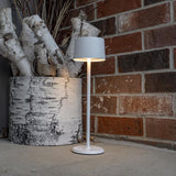 Hudson 14.2 in. Matte White Table Lamp