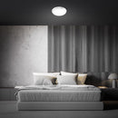 Feit 3 in. H X 9 in. W X 9 in. L Brushed Nickel White Ceiling Fixture