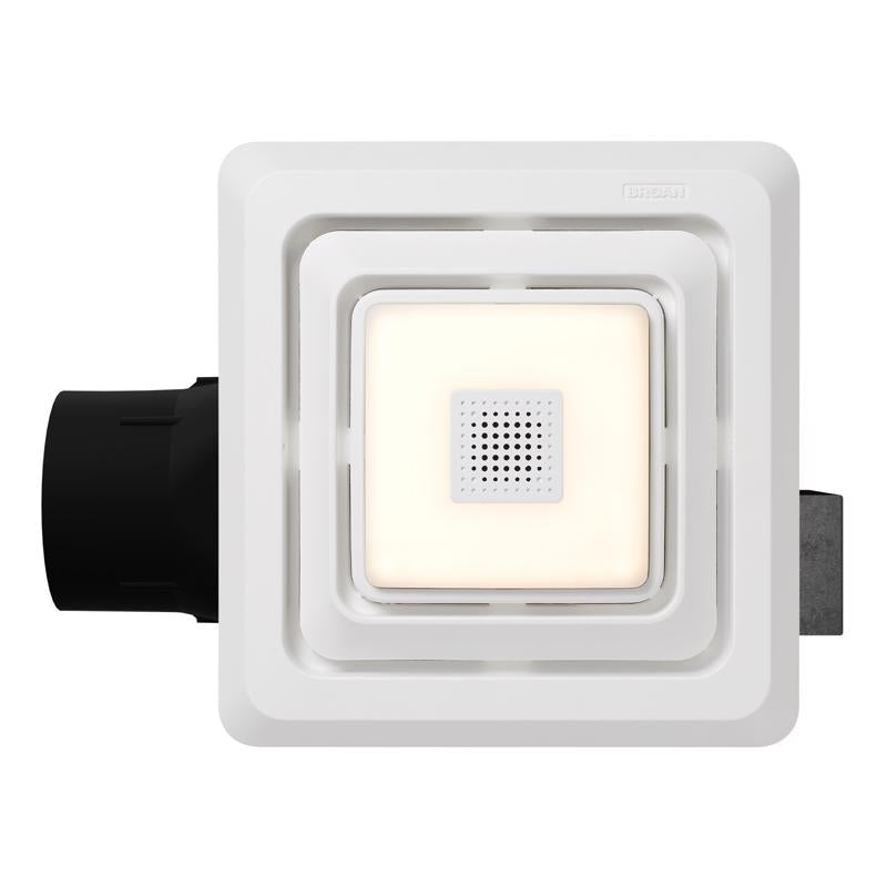 Broan-NuTone Roomside 70 CFM 2 Sones Bathroom Exhaust Fan with Bluetooth Speaker and Light