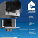 Broan-NuTone Roomside 70 CFM 2 Sones Bathroom Exhaust Fan with Bluetooth Speaker and Light