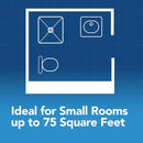 Broan-NuTone Roomside 70 CFM 2 Sones Bathroom Exhaust Fan with Bluetooth Speaker and Light